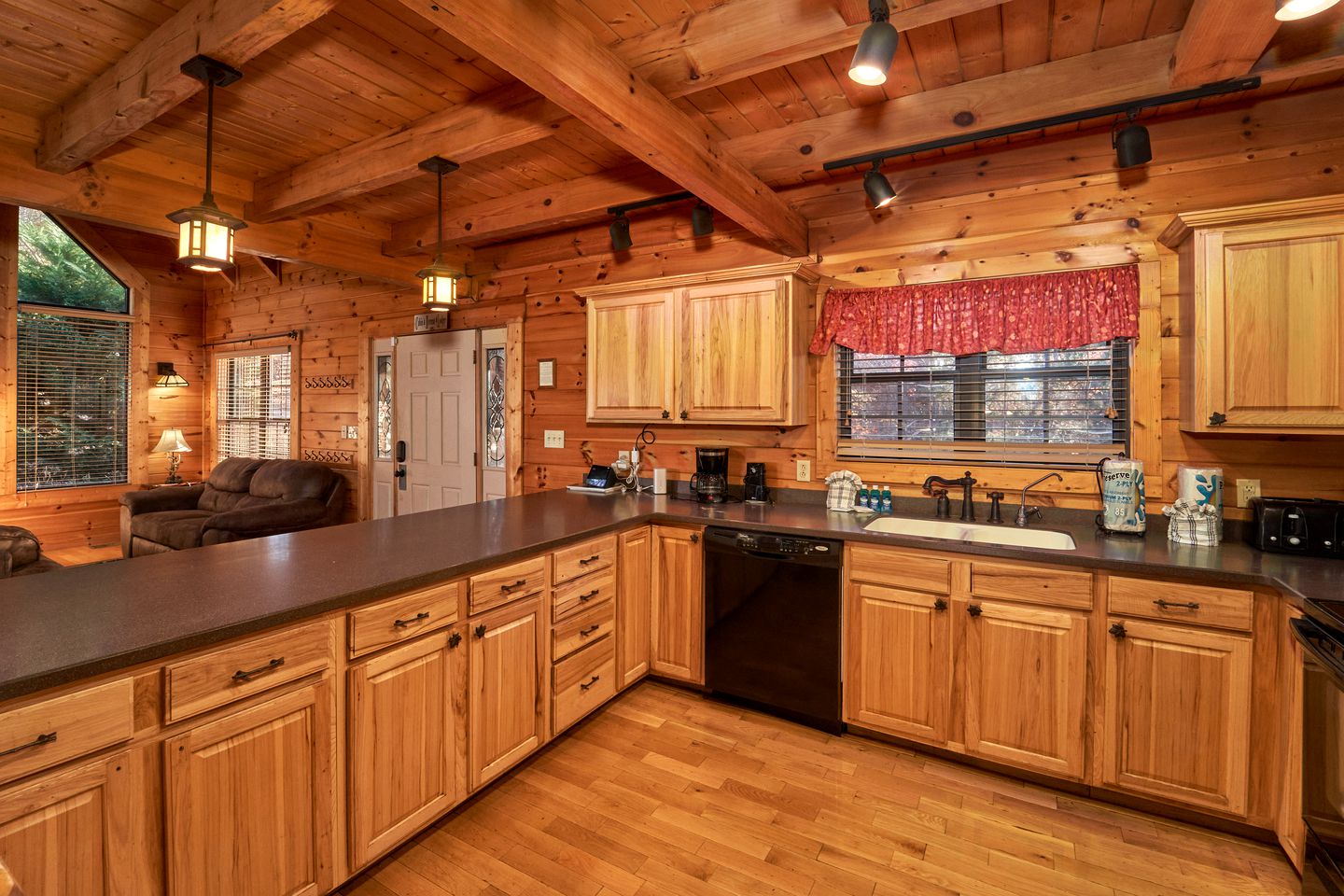 Entertainment Paradise: Pigeon Forge Cabin with Movie Theater, Game Room, and Sauna