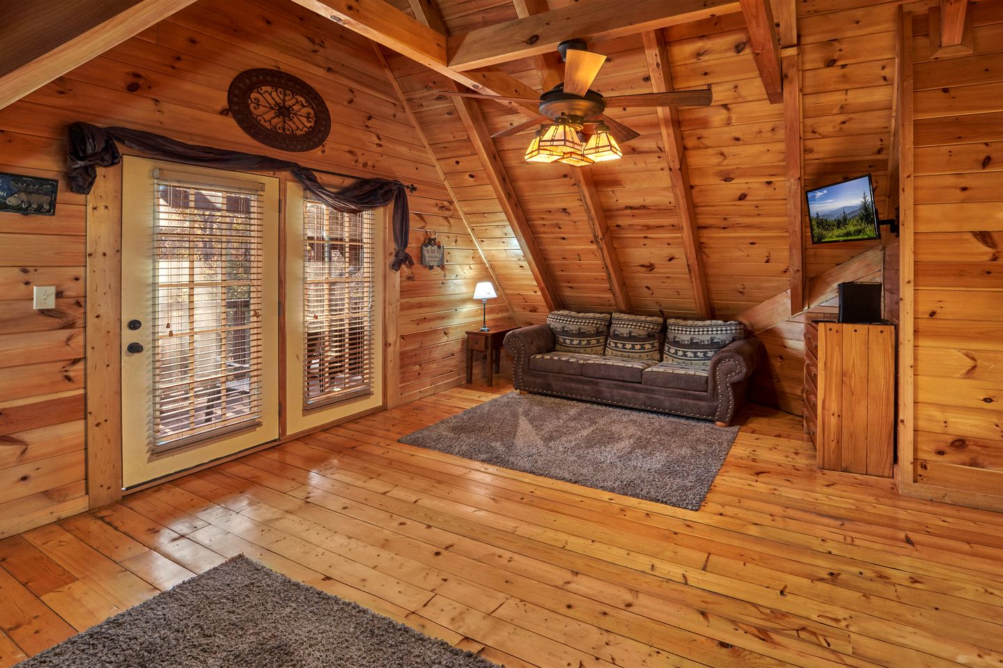 Entertainment Paradise: Pigeon Forge Cabin with Movie Theater, Game Room, and Sauna