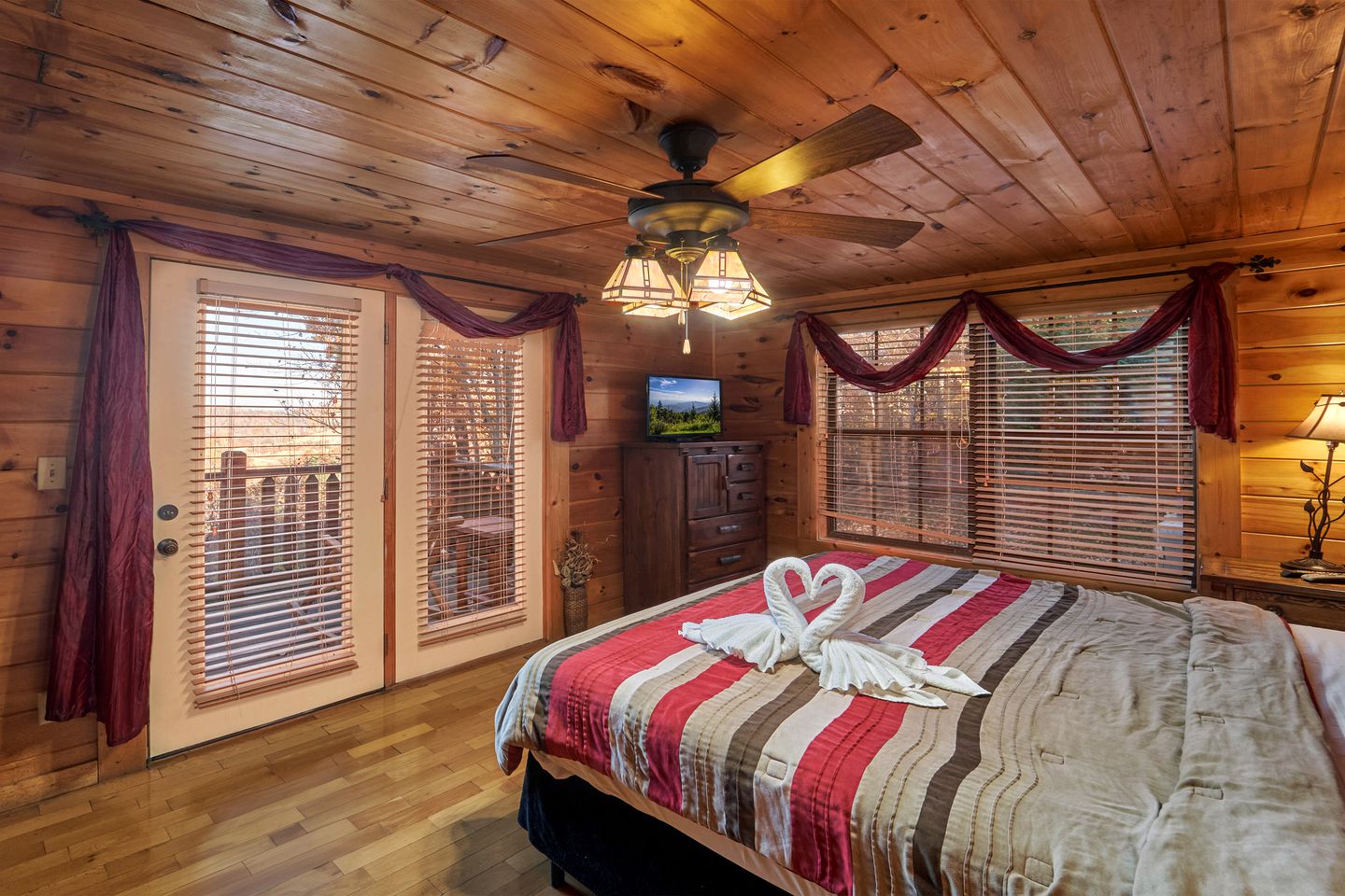 Entertainment Paradise: Pigeon Forge Cabin with Movie Theater, Game Room, and Sauna