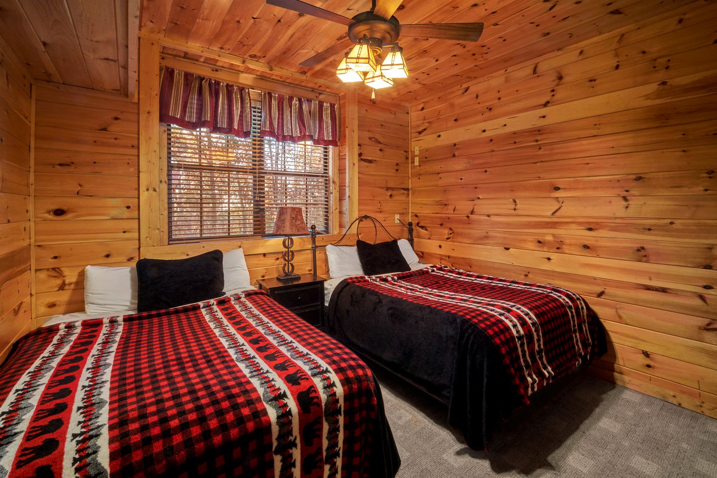 Entertainment Paradise: Pigeon Forge Cabin with Movie Theater, Game Room, and Sauna