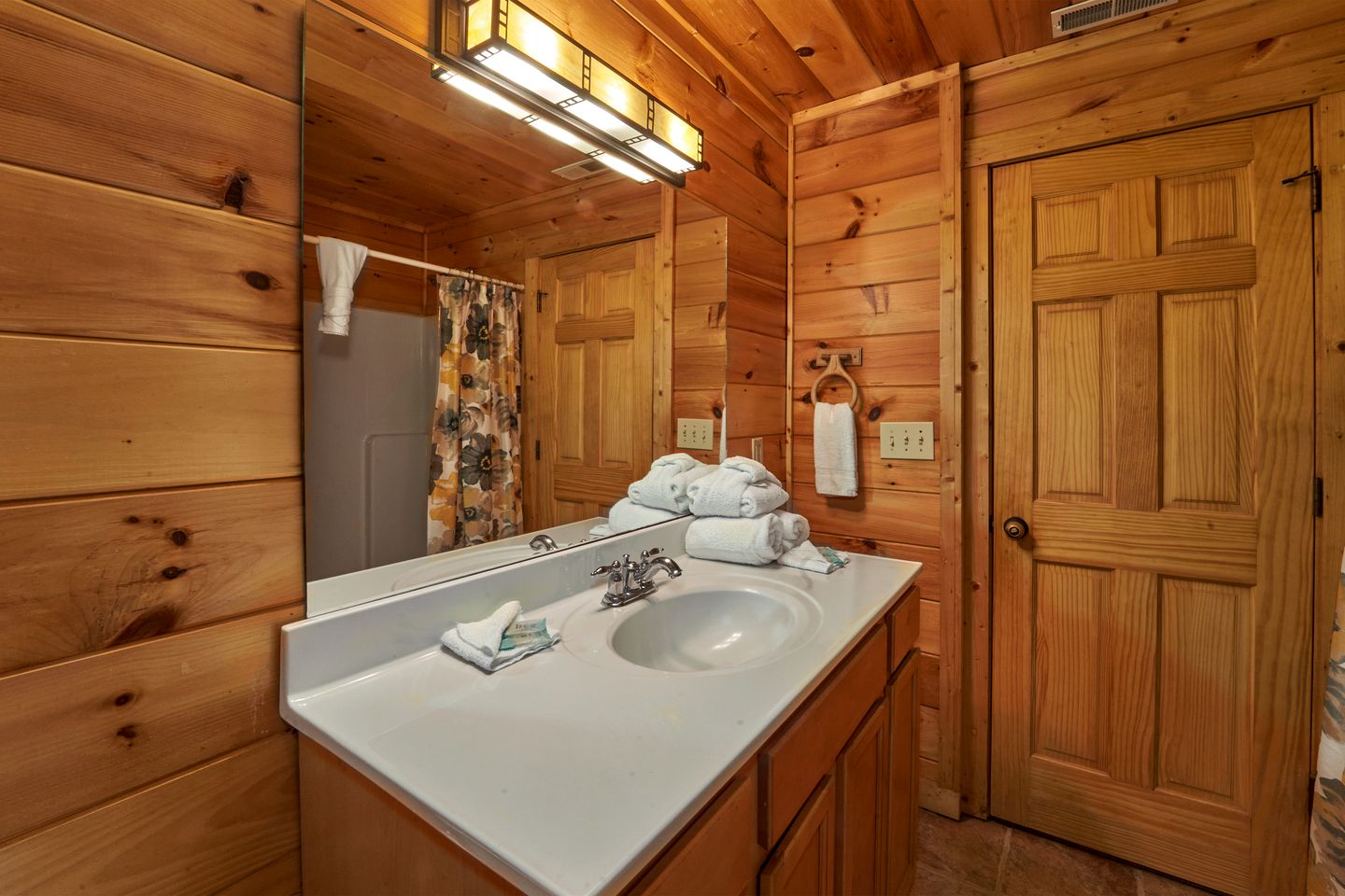 Entertainment Paradise: Pigeon Forge Cabin with Movie Theater, Game Room, and Sauna