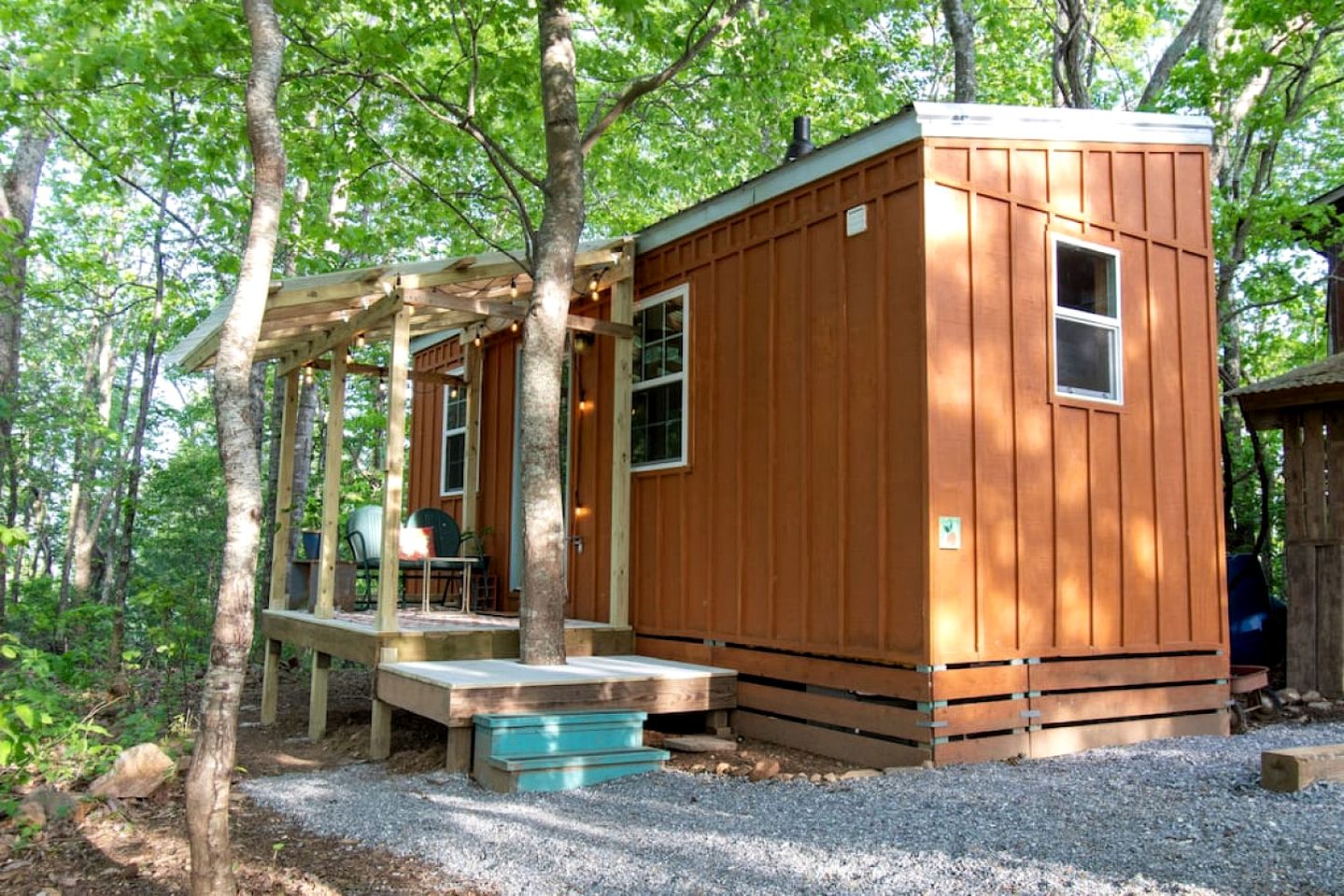 Splendid Tiny House with Picnic Space and Views in North Carolina