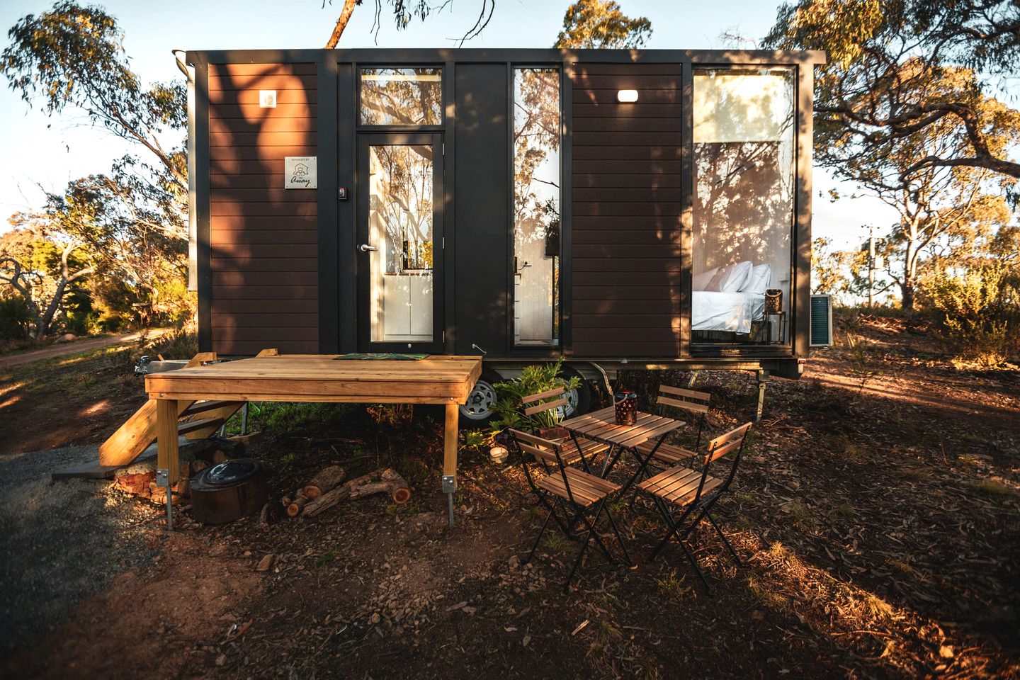 New South Wales Glamping Retreat in a Tiny House near Canberra