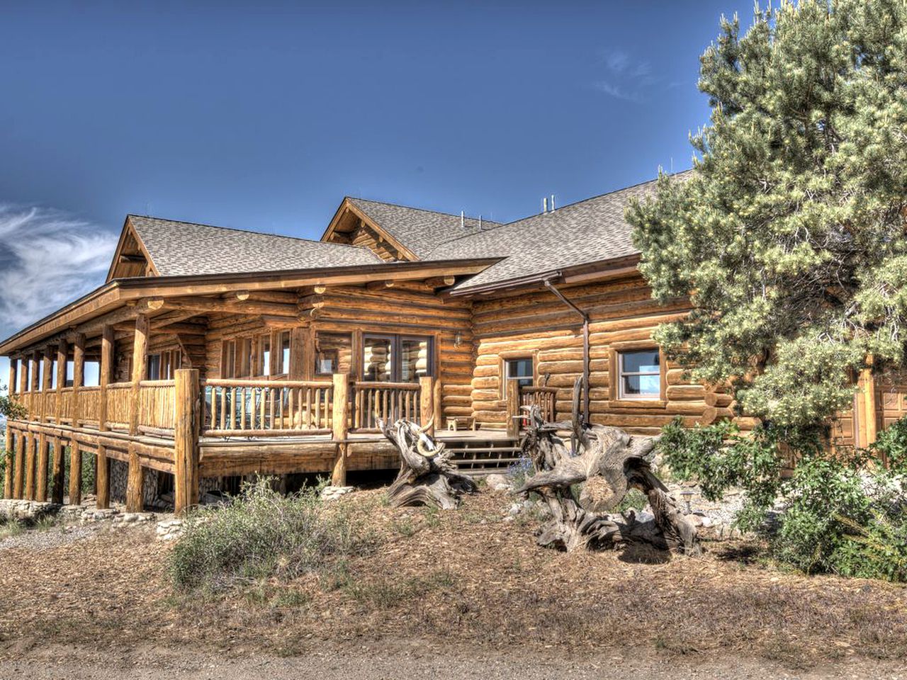 Spacious Log Cabin Rental Perfect for Large Groups in Durango, Colorado