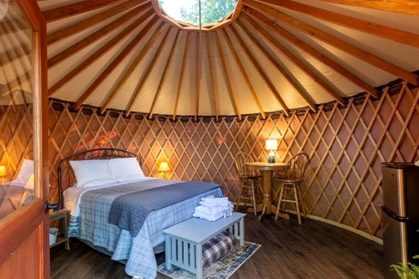 Incredible Yurt Placed in a Privileged Area in Cullowhee, North Carolina