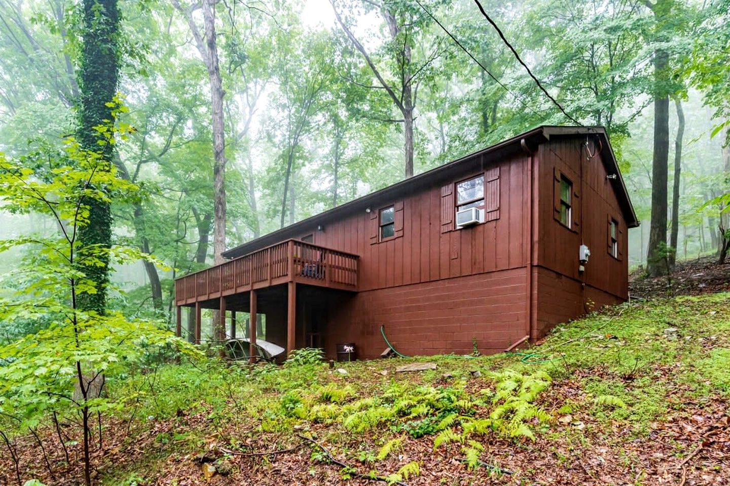 Private River Cabin with Hot Tub, Fire Pit, Screened Porch Loaded with Kayaks and Fun Games - Perfect for Your Great Cacapon, WV Adventure