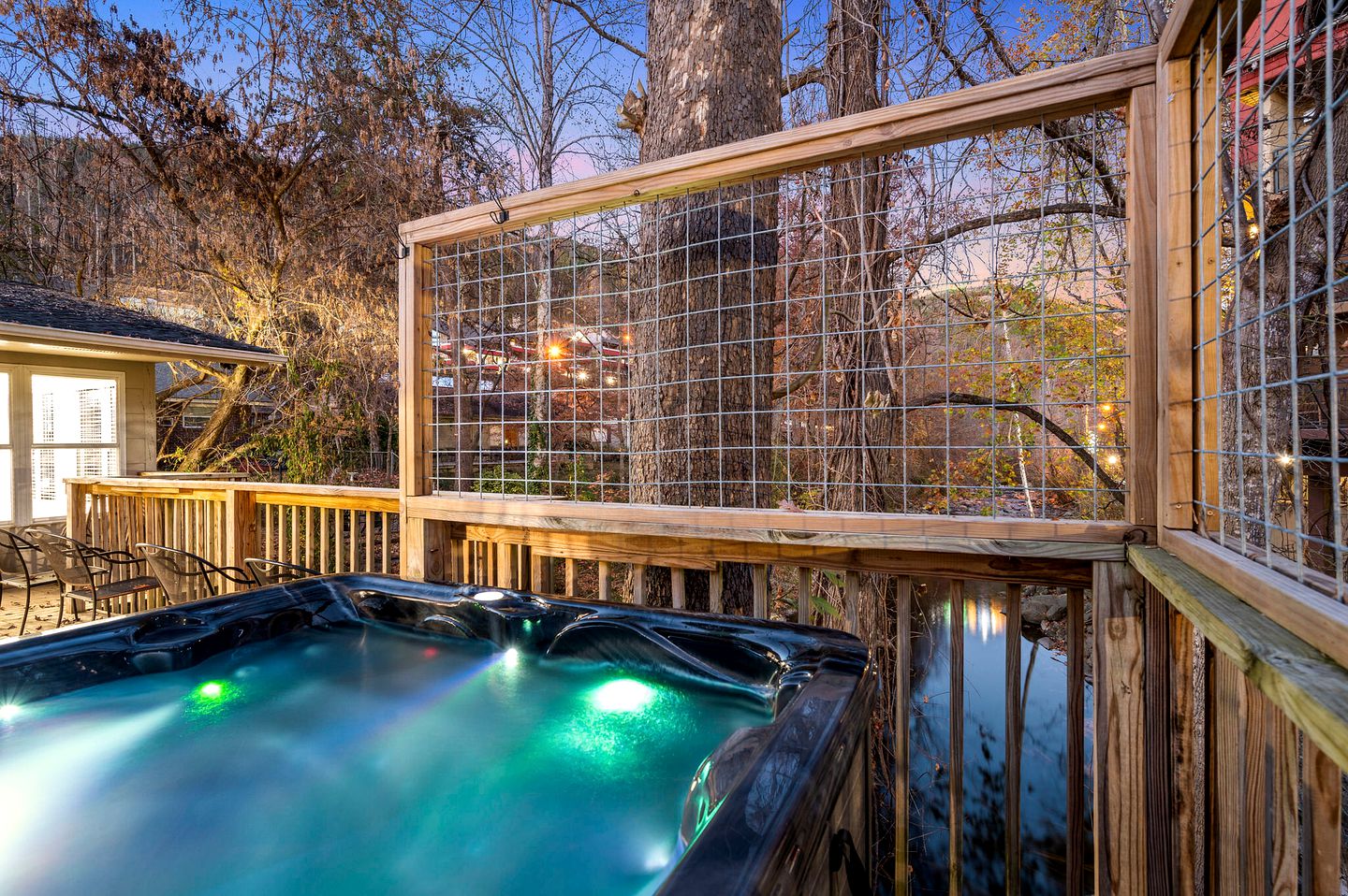 Exclusive Family Retreat: Luxury Rental with Little Pigeon River Views in Tennessee