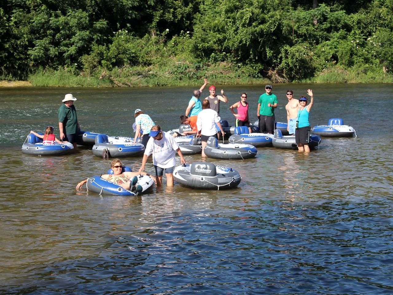Lovely Cottage Rental with Waterfall on San Gabriel River near Austin, Texas