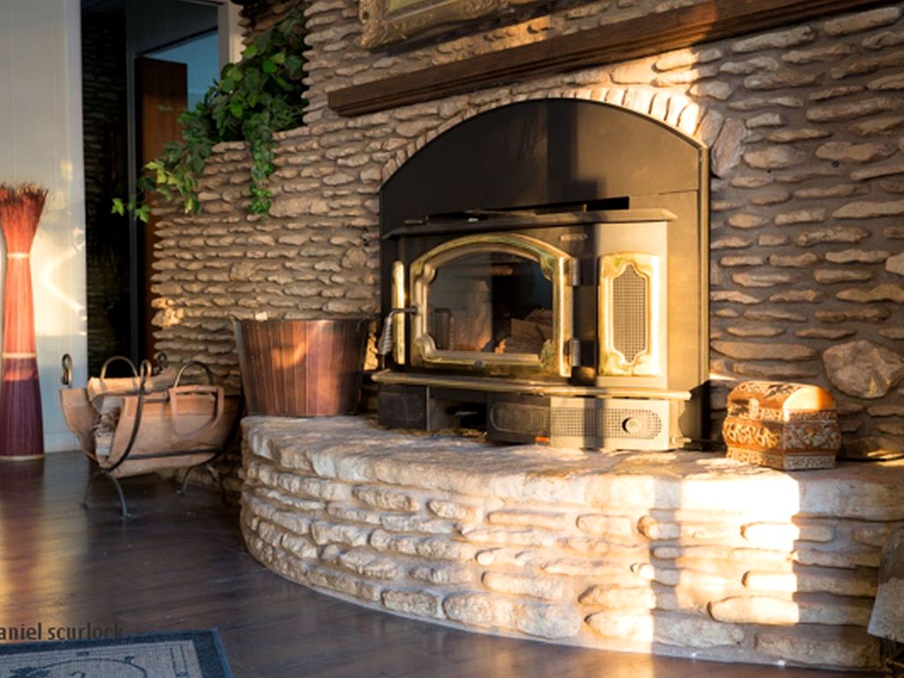 Lovely Cottage Rental with Waterfall on San Gabriel River near Austin, Texas