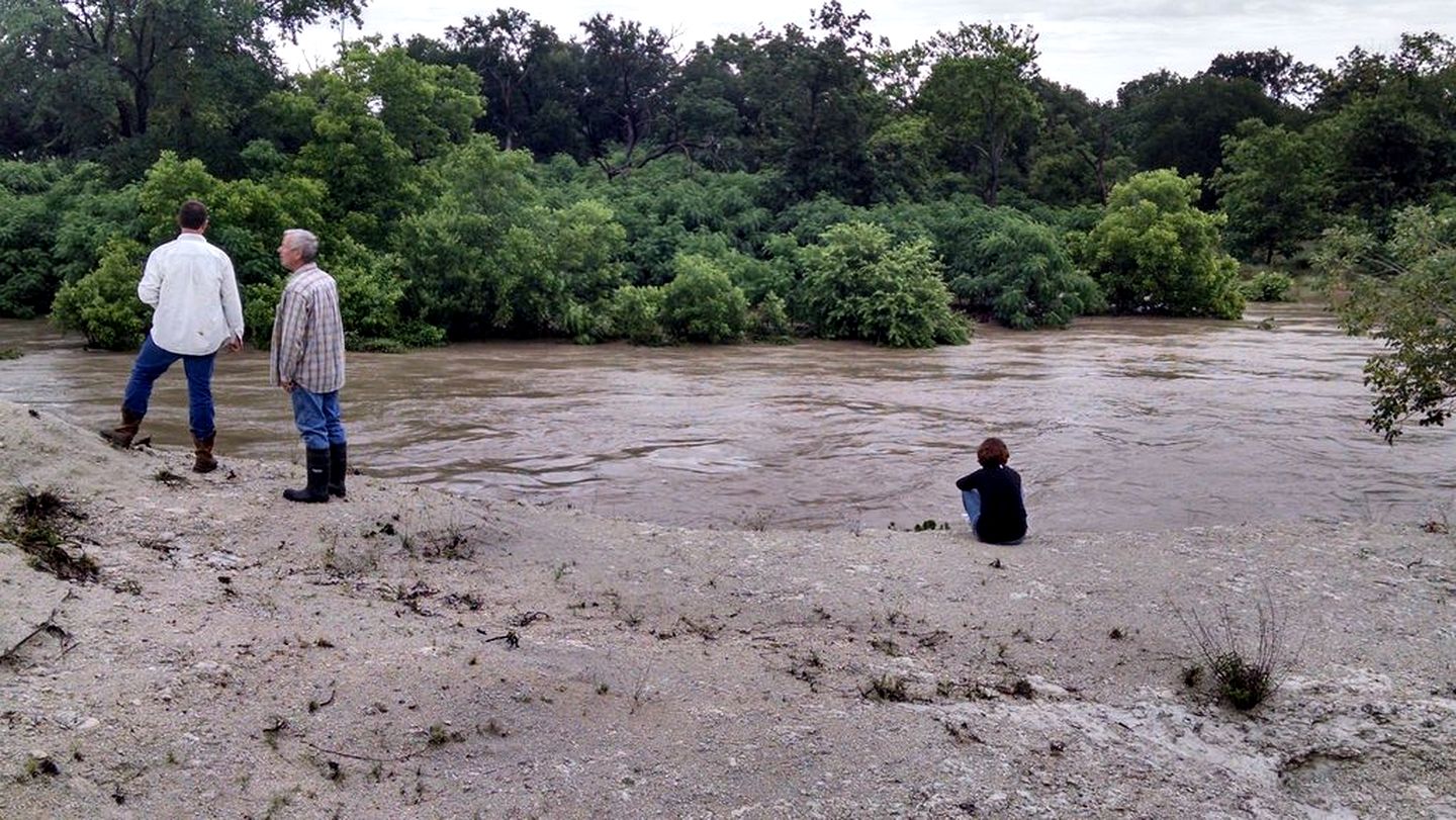 Lovely Cottage Rental with Waterfall on San Gabriel River near Austin, Texas