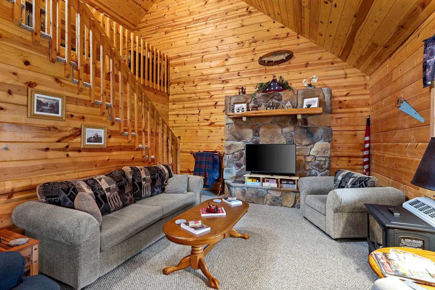 Charming Cabin Getaway with Loft Hangout & Outdoor Oasis in Cabins, West Virginia