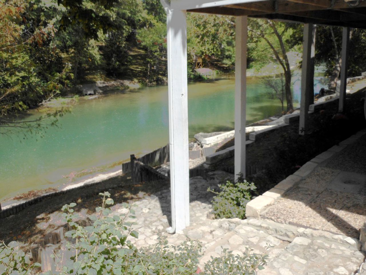 Riverfront Cabin Rental near Canyon Lake in New Braunfels, Texas