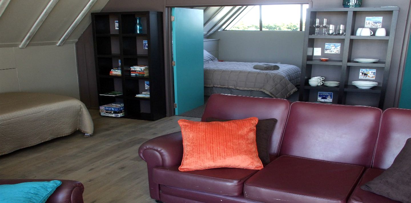 Farm Suite Rental in an A-Frame Cabin the Canterbury Plains of New Zealand