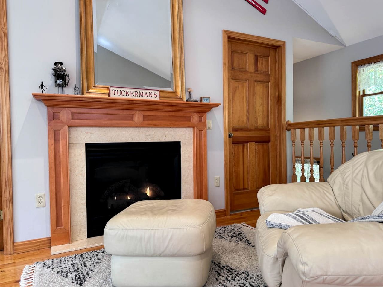 Riverfront Cabin with Cozy Interior and Deck Great for Groups in NH