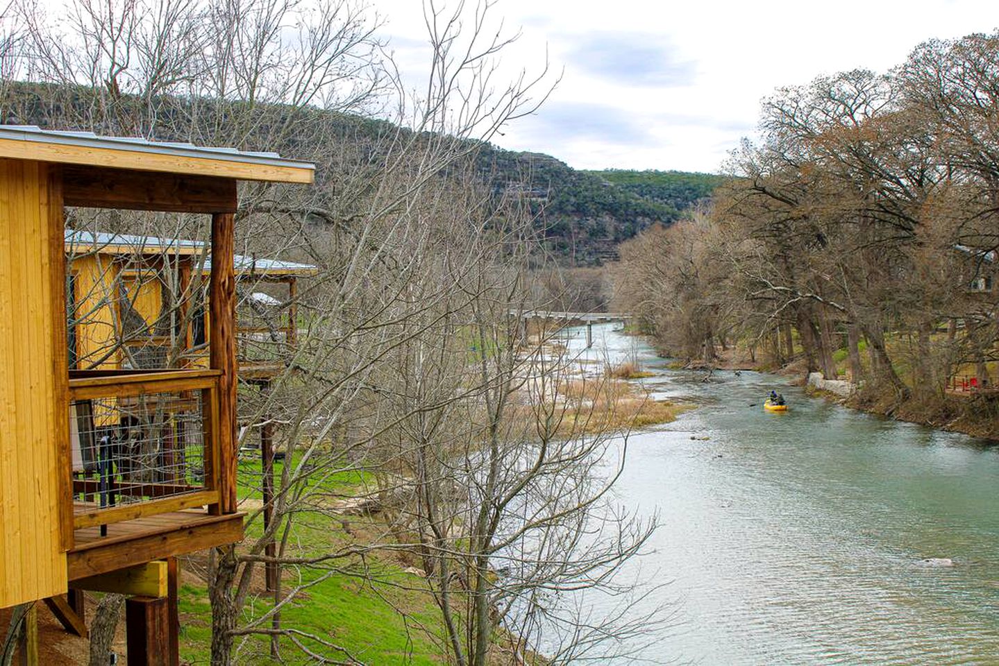 Riverfront Cabin on the Guadalupe River, for Lovely Family Vacations in New Braunfels, Texas