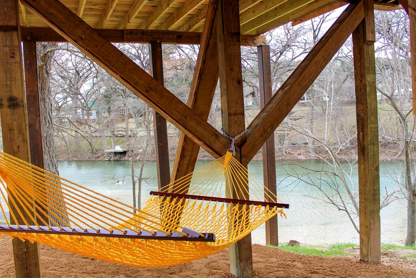 Riverfront Cabin on the Guadalupe River, for Lovely Family Vacations in New Braunfels, Texas