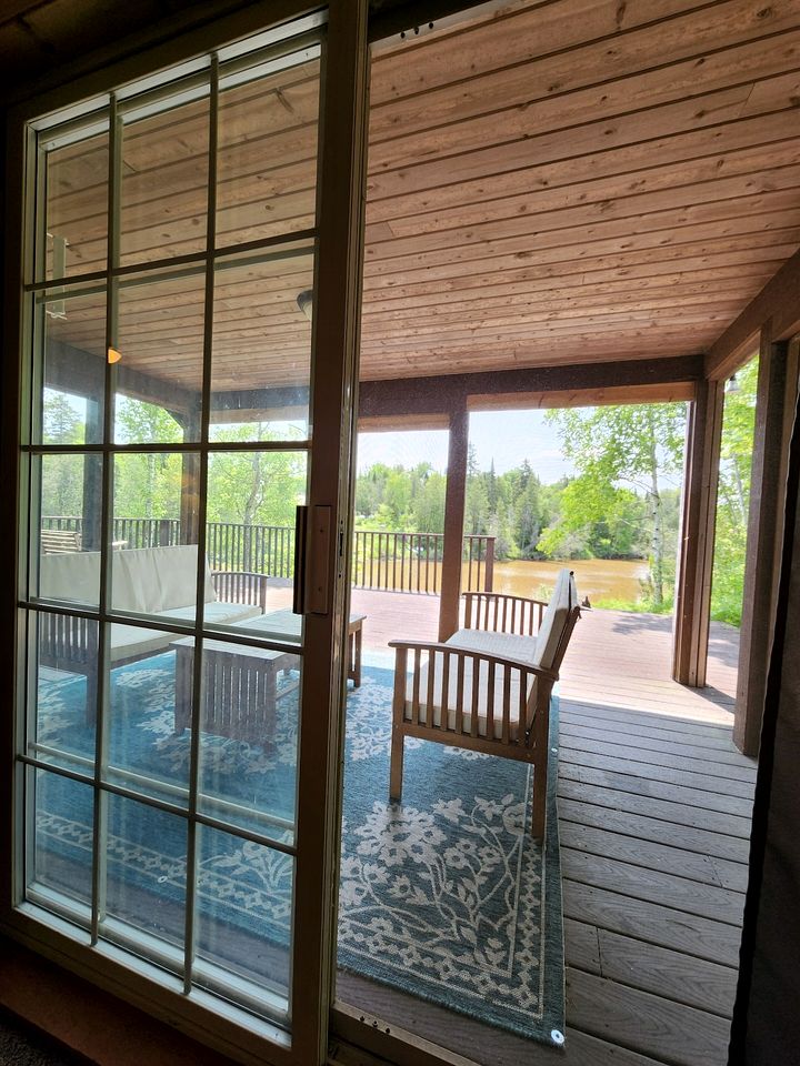 Riverfront Cabin Incredible for Outdoor Enthusiasts with Kayaks in Hessel, Michigan