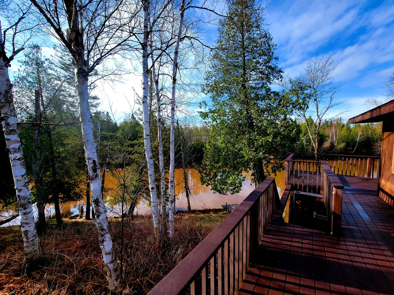 Riverfront Cabin Incredible for Outdoor Enthusiasts with Kayaks in Hessel, Michigan