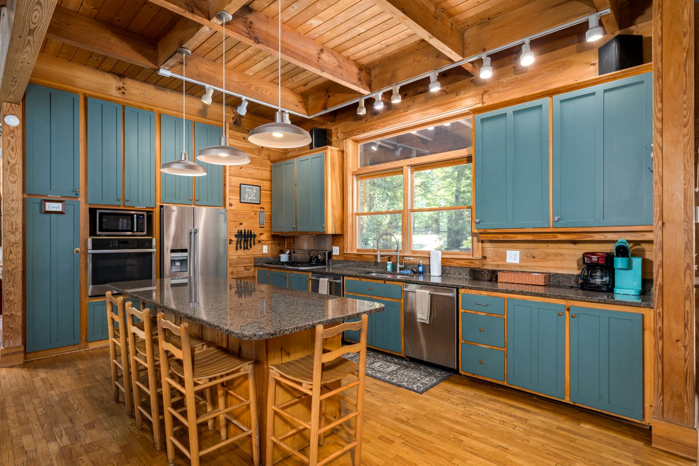 Luxury Three-Story Riverfront Cabin Rental for Groups in Blue Ridge Region of Georgia