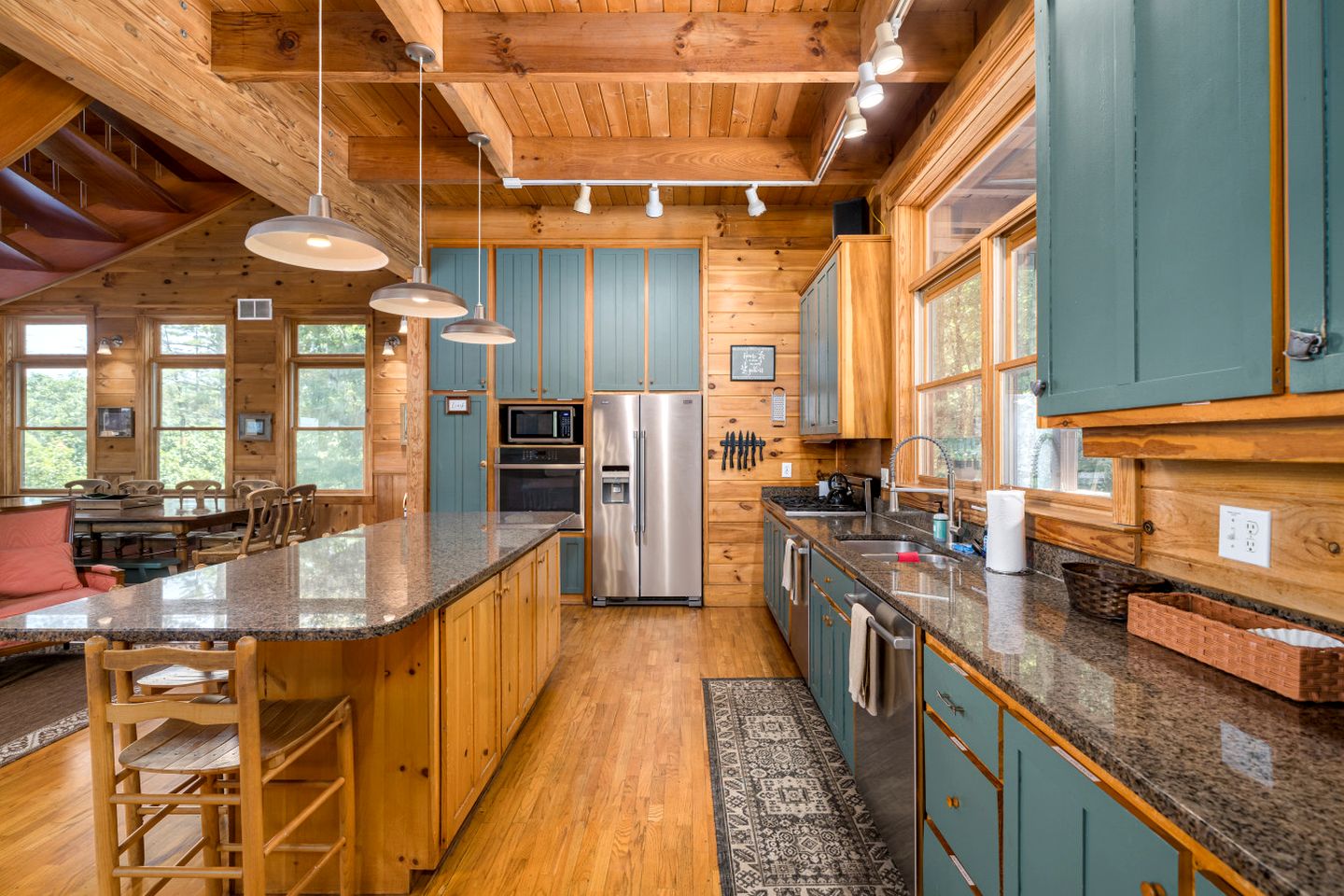 Luxury Three-Story Riverfront Cabin Rental for Groups in Blue Ridge Region of Georgia