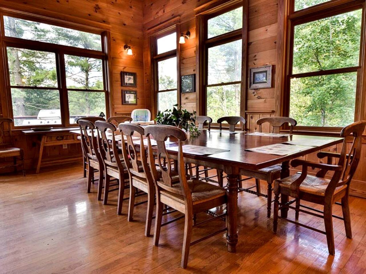 Luxury Three-Story Riverfront Cabin Rental for Groups in Blue Ridge Region of Georgia