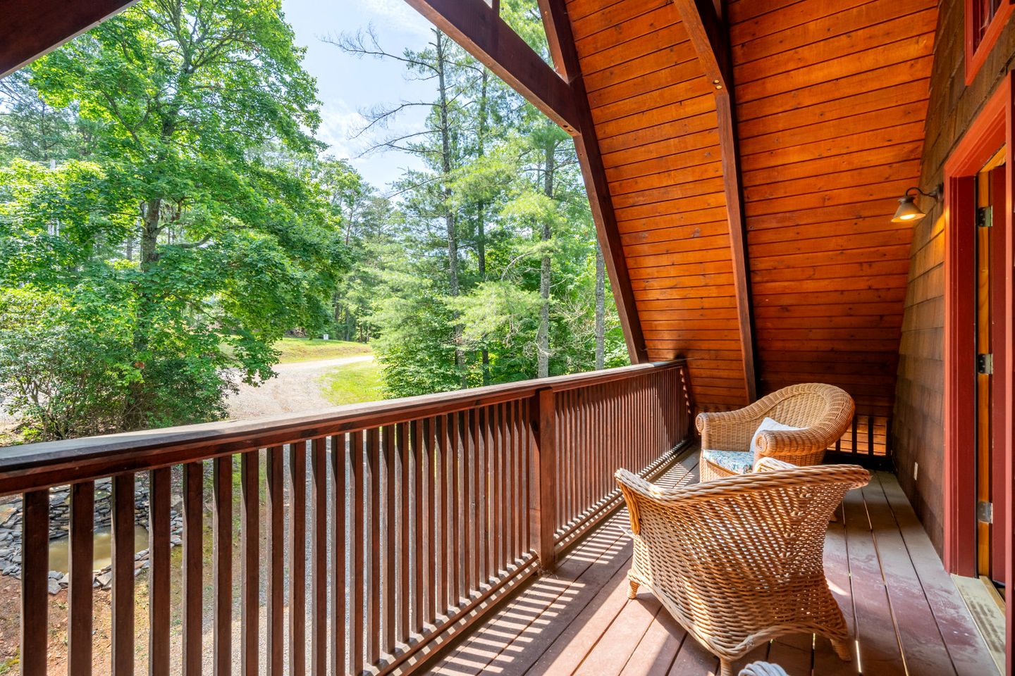 Luxury Three-Story Riverfront Cabin Rental for Groups in Blue Ridge Region of Georgia