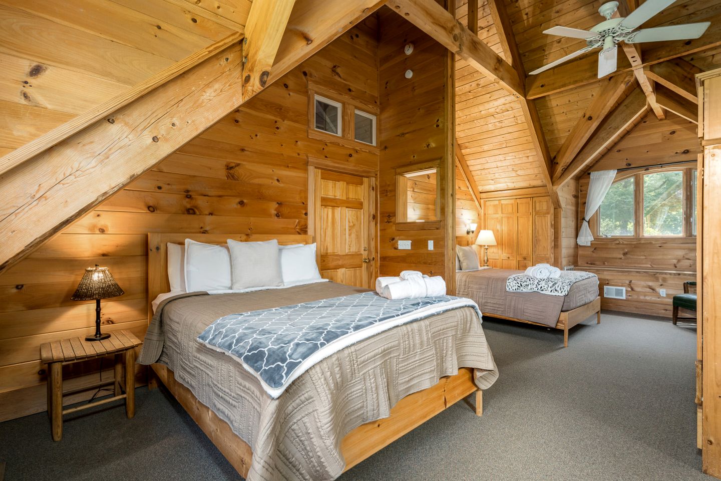 Luxury Three-Story Riverfront Cabin Rental for Groups in Blue Ridge Region of Georgia