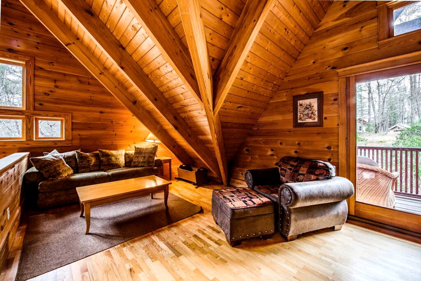 Luxury Three-Story Riverfront Cabin Rental for Groups in Blue Ridge Region of Georgia
