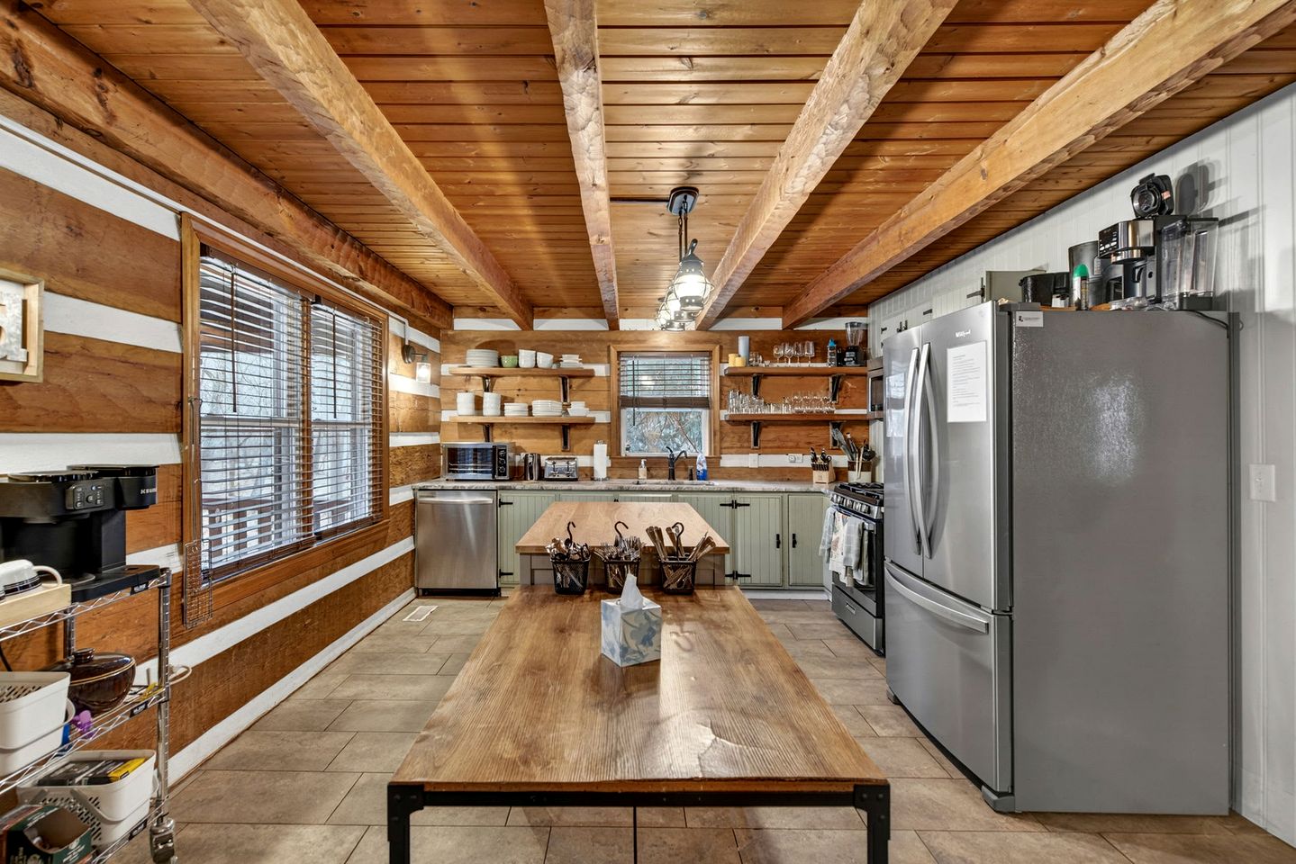 Spacious Riverfront Cabin with Hot Tub Near Shenandoah River, Maurertown, Virginia