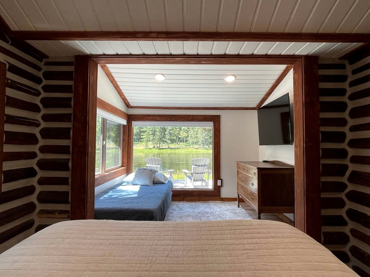 Charming Riverfront Cabin with Hot Tub and Dock Access Near Scenic Trails in Island Park, Idaho