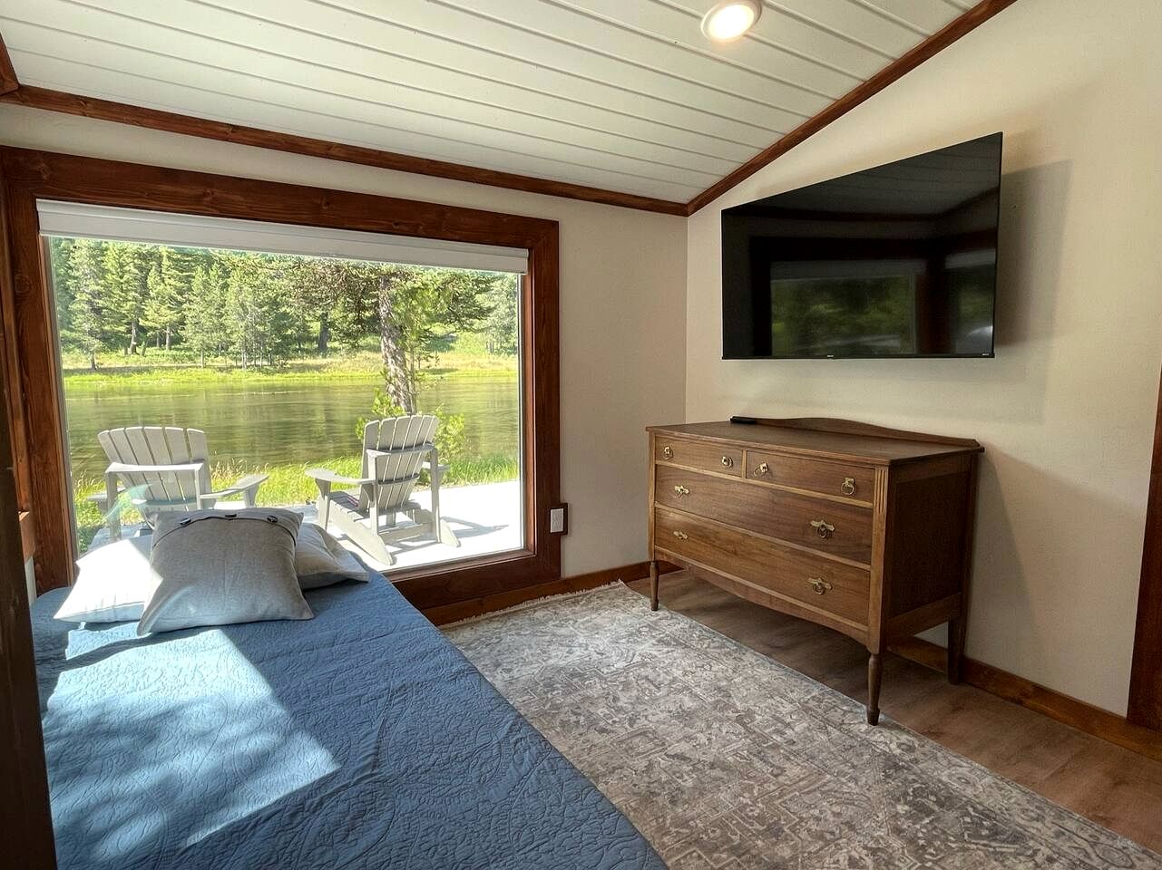 Charming Riverfront Cabin with Hot Tub and Dock Access Near Scenic Trails in Island Park, Idaho
