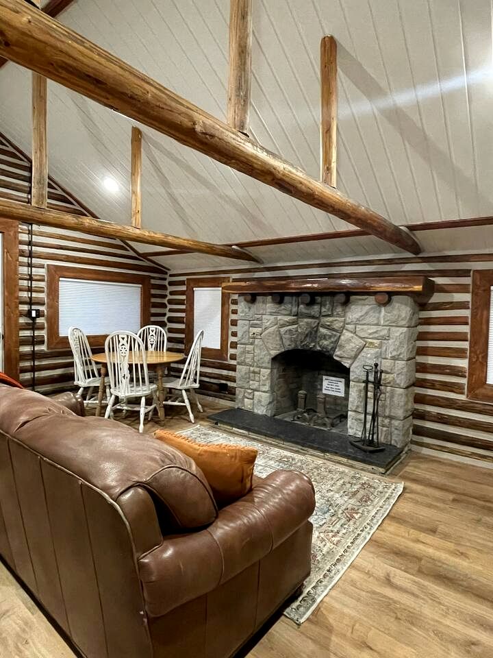 Charming Riverfront Cabin with Hot Tub and Dock Access Near Scenic Trails in Island Park, Idaho