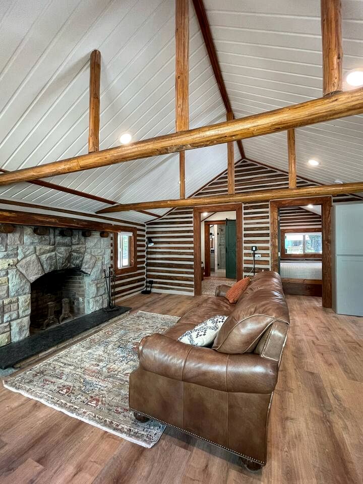 Charming Riverfront Cabin with Hot Tub and Dock Access Near Scenic Trails in Island Park, Idaho