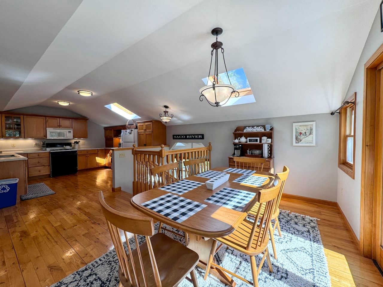 Riverfront Cabin with Cozy Interior and Deck Great for Groups in NH