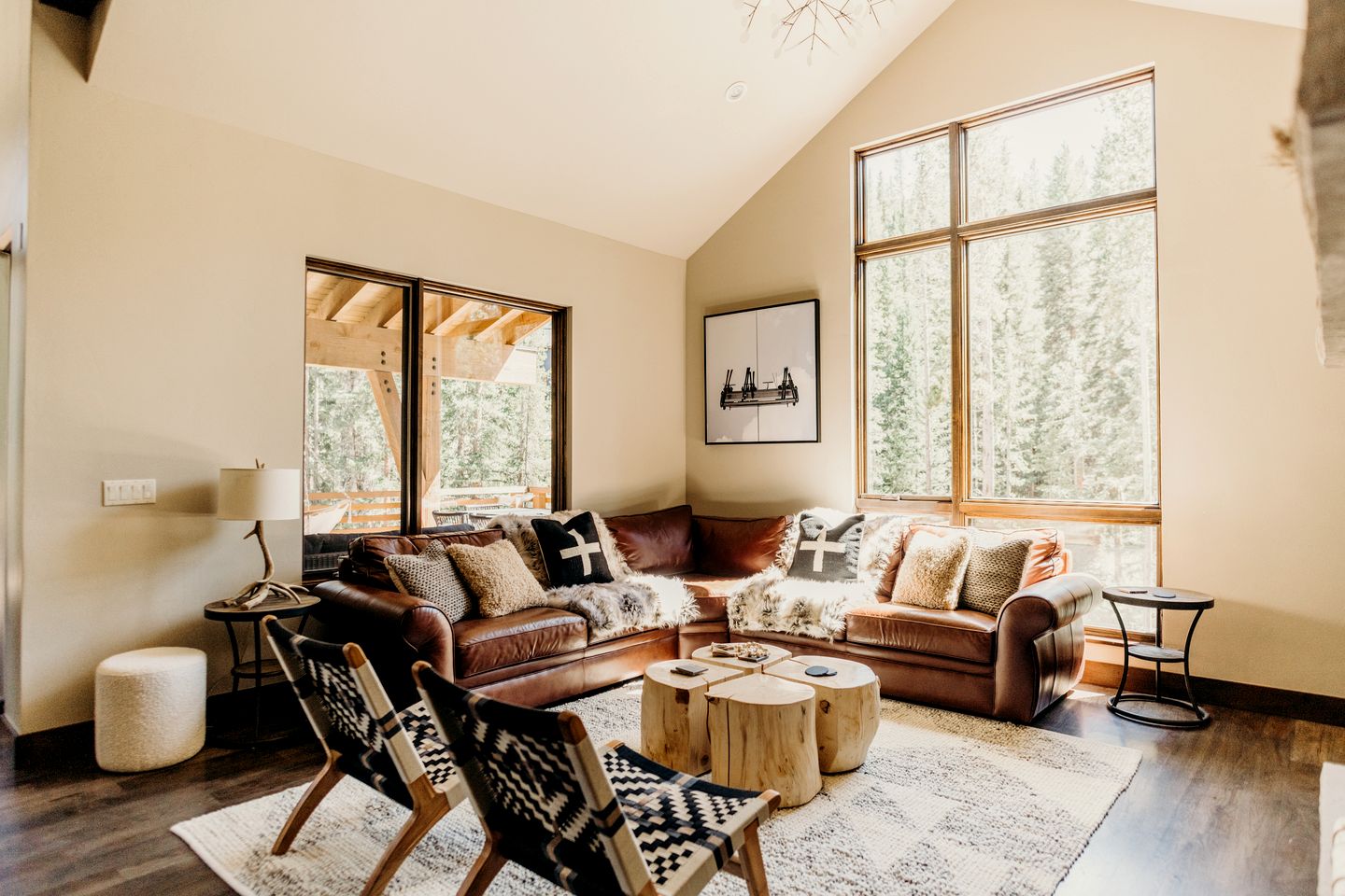 Spectacular Luxury Cabin with Jacuzzi and Breathtaking Design Spaces in Colorado