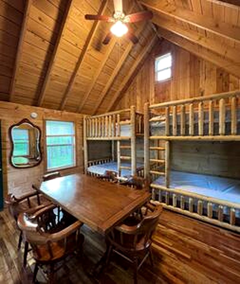 Secluded Riverside Cabin for 8 in Belfast, NY with Rustic Amish-Built Retreat