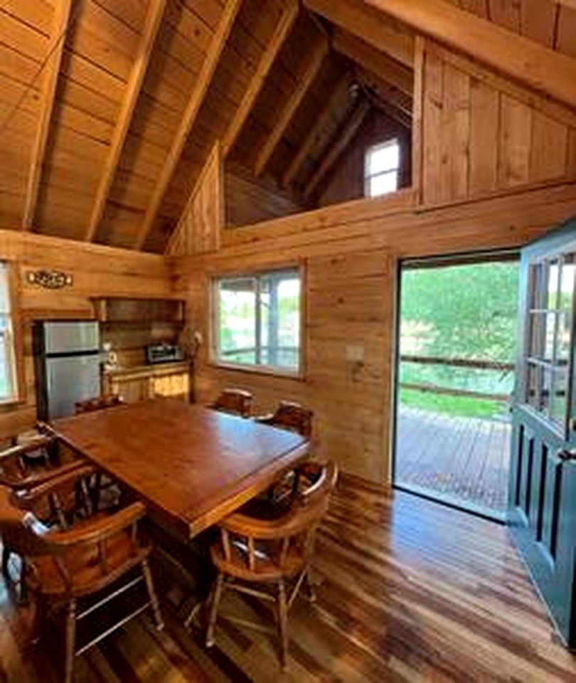 Secluded Riverside Cabin for 8 in Belfast, NY with Rustic Amish-Built Retreat