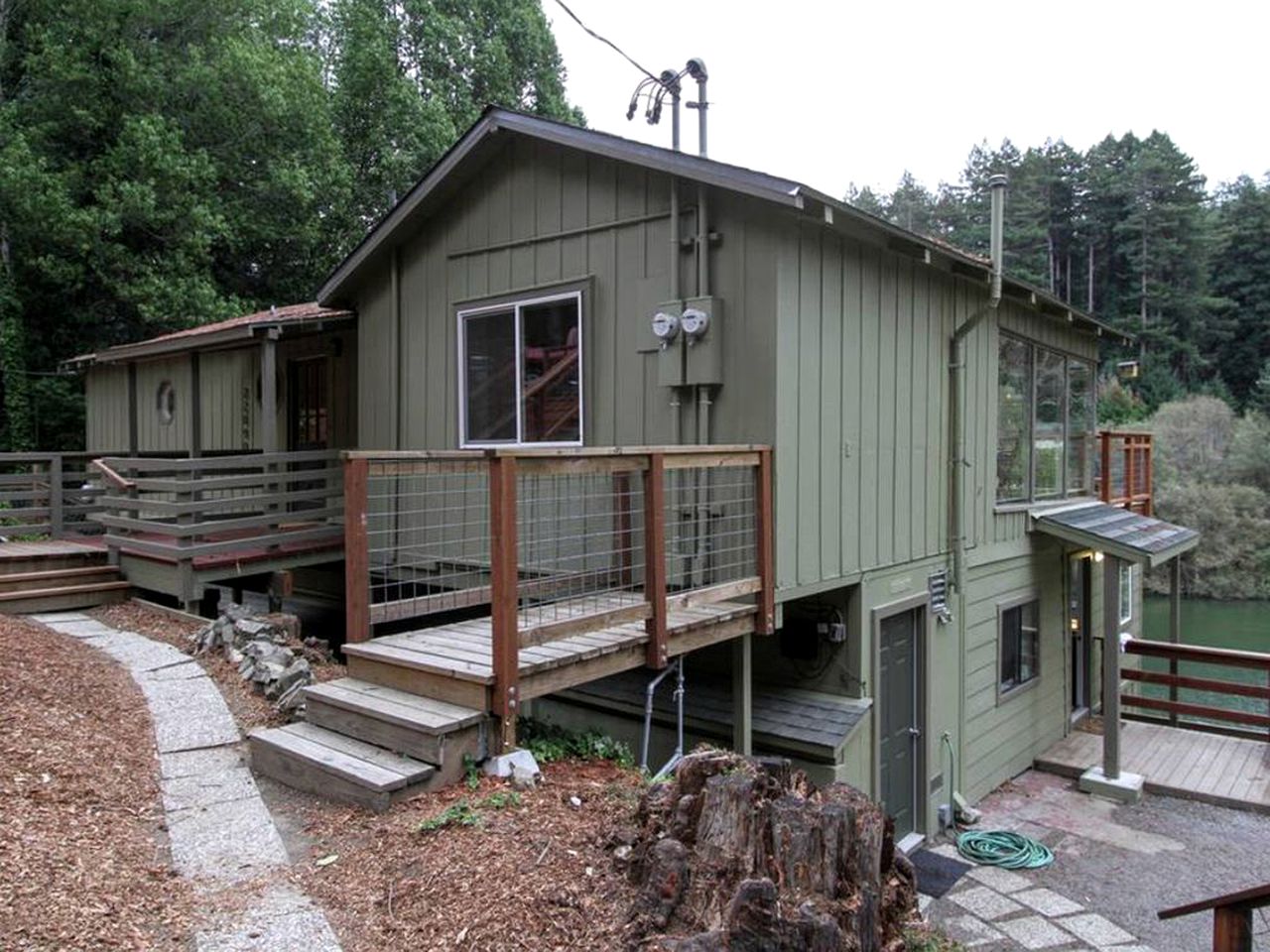 Robert Ross Willows Russian Riverfront, Cabins, Monte Rio, United