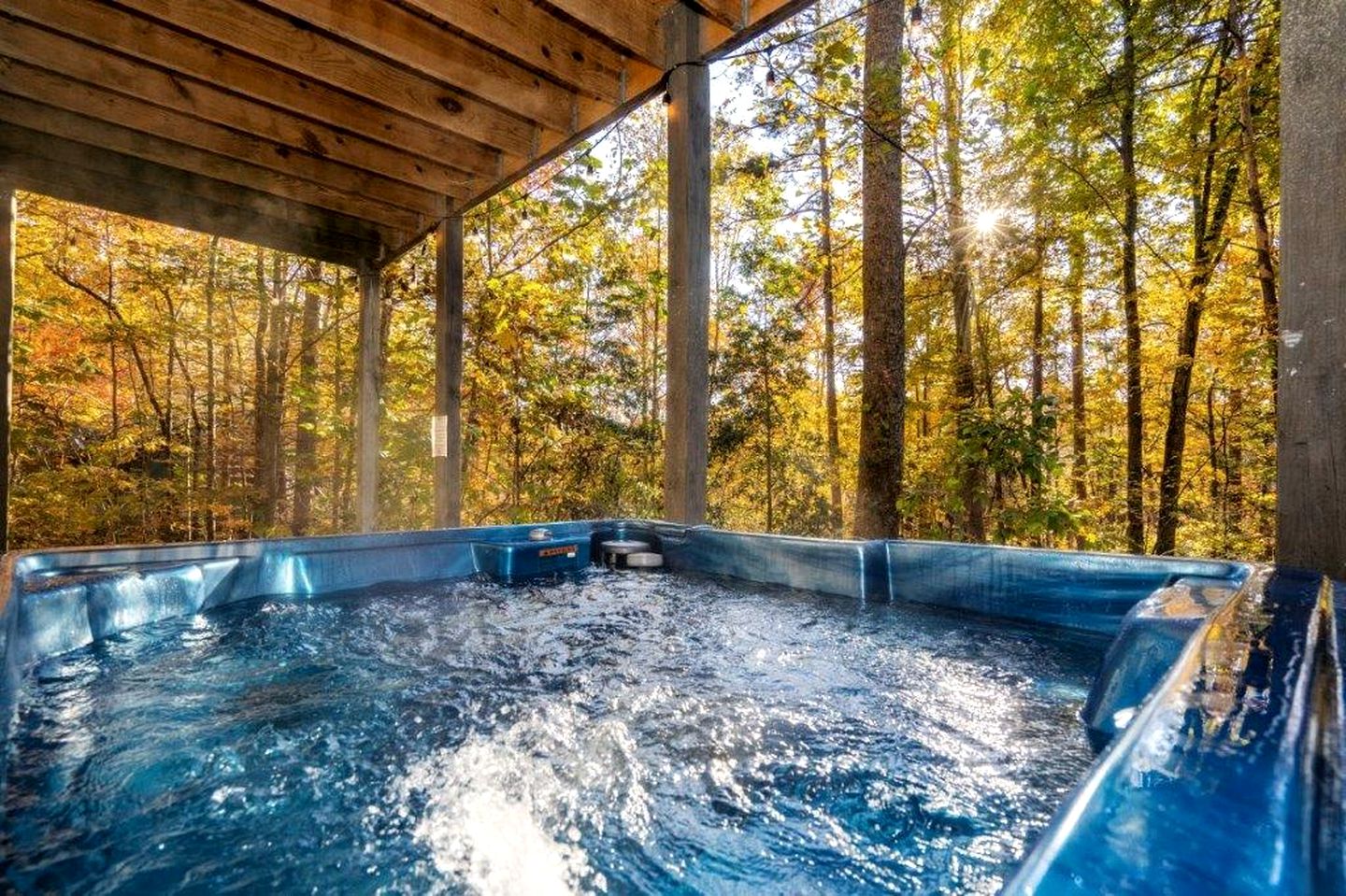 Retreat to the Smokies: Glamping Cabin with Hot Tub and Games Room