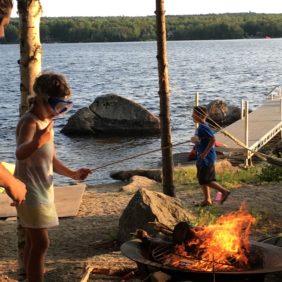 Impressive Cottage with Fire Pit and Lake Access in Orland, Maine