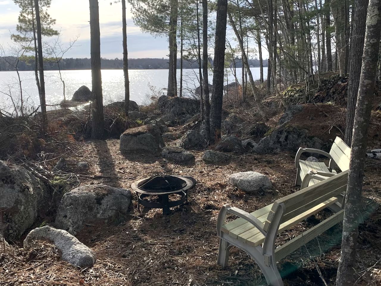 Impressive Cottage with Fire Pit and Lake Access in Orland, Maine