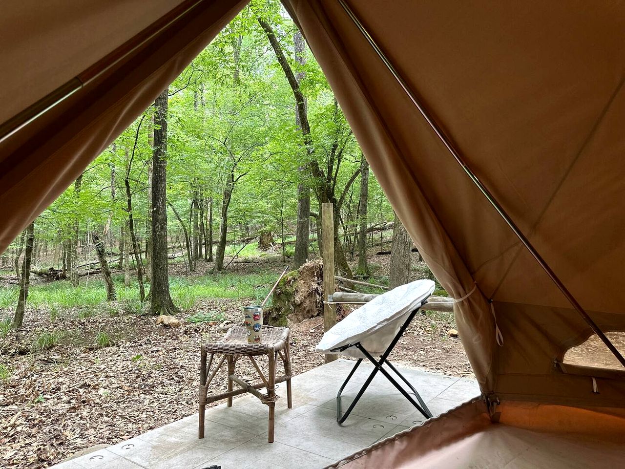 Romantic Bell Tent Retreat in Georgia’s Enchanted Forest near Lake Oconee