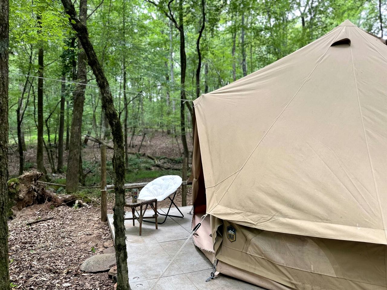 Romantic Bell Tent Retreat in Georgia’s Enchanted Forest near Lake Oconee