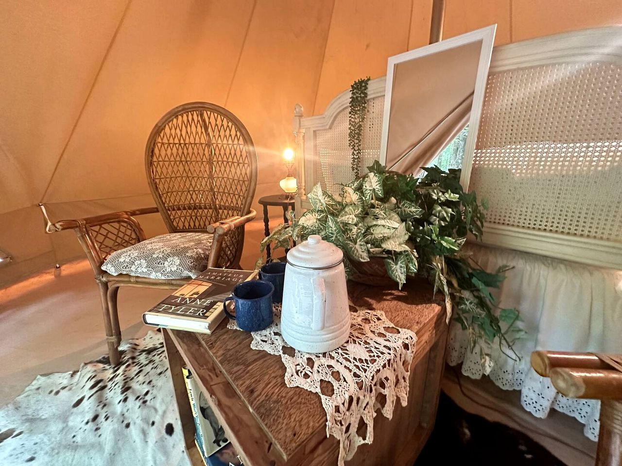 Romantic Bell Tent Retreat in Georgia’s Enchanted Forest near Lake Oconee