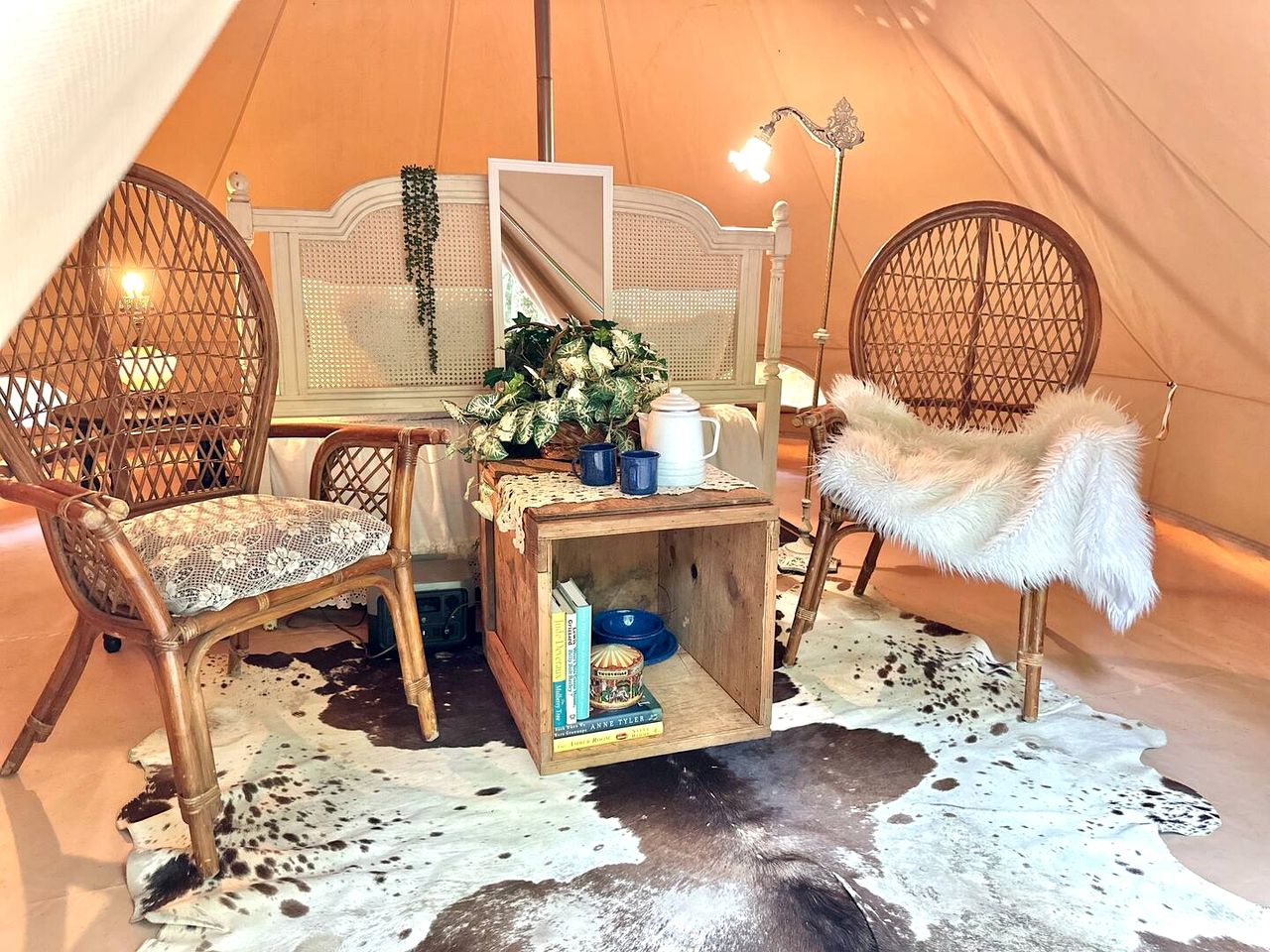 Romantic Bell Tent Retreat in Georgia’s Enchanted Forest near Lake Oconee