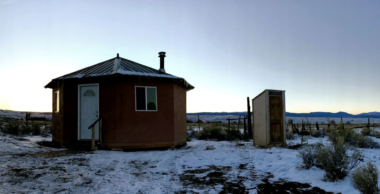 Romantic Camping Yurt on Camel Farm near Alamosa, Colorado