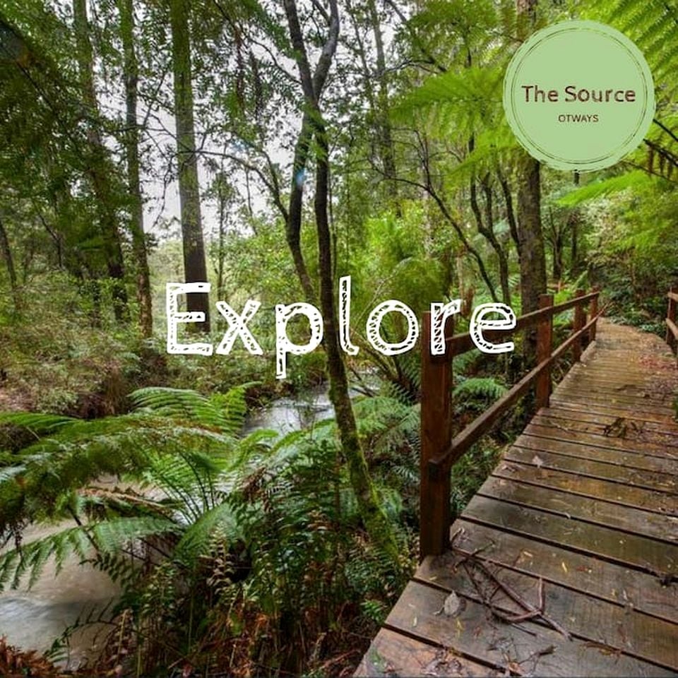 Romantic Rainforest Cottage Rental with Private Waterfalls near Apollo Bay, Victoria
