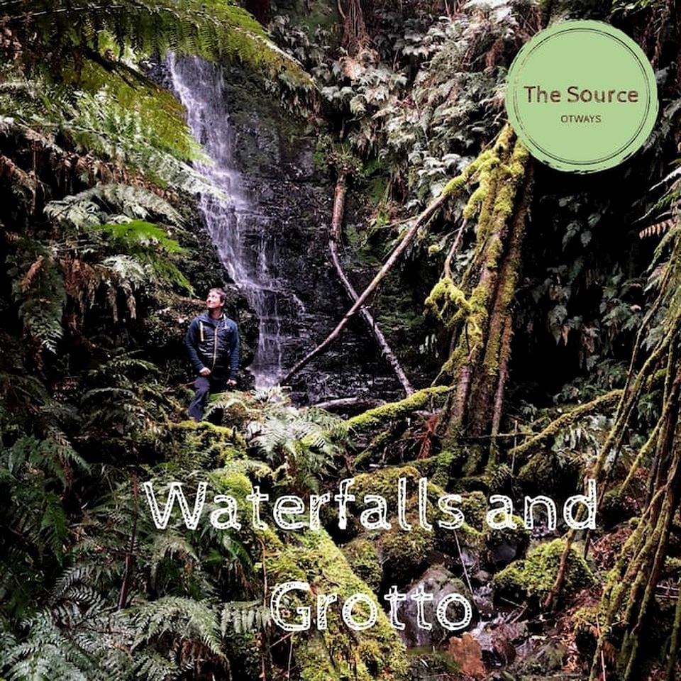 Romantic Rainforest Cottage Rental with Private Waterfalls near Apollo Bay, Victoria