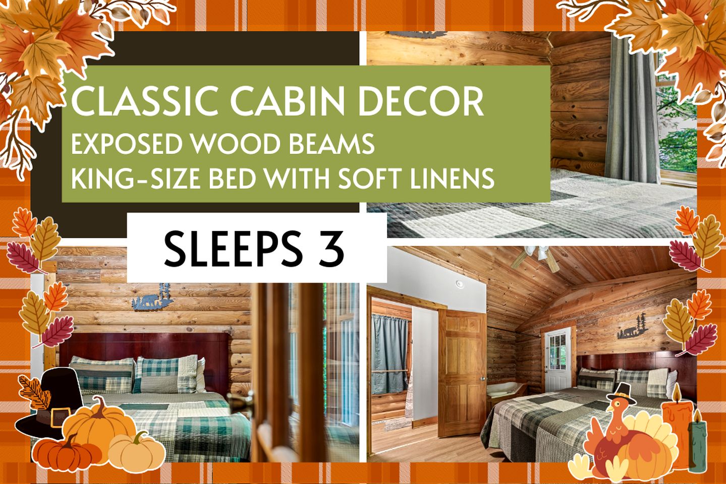 Romantic Cozy Cabin Designed for relaxation and Tranquility in Sevierville, Tennessee