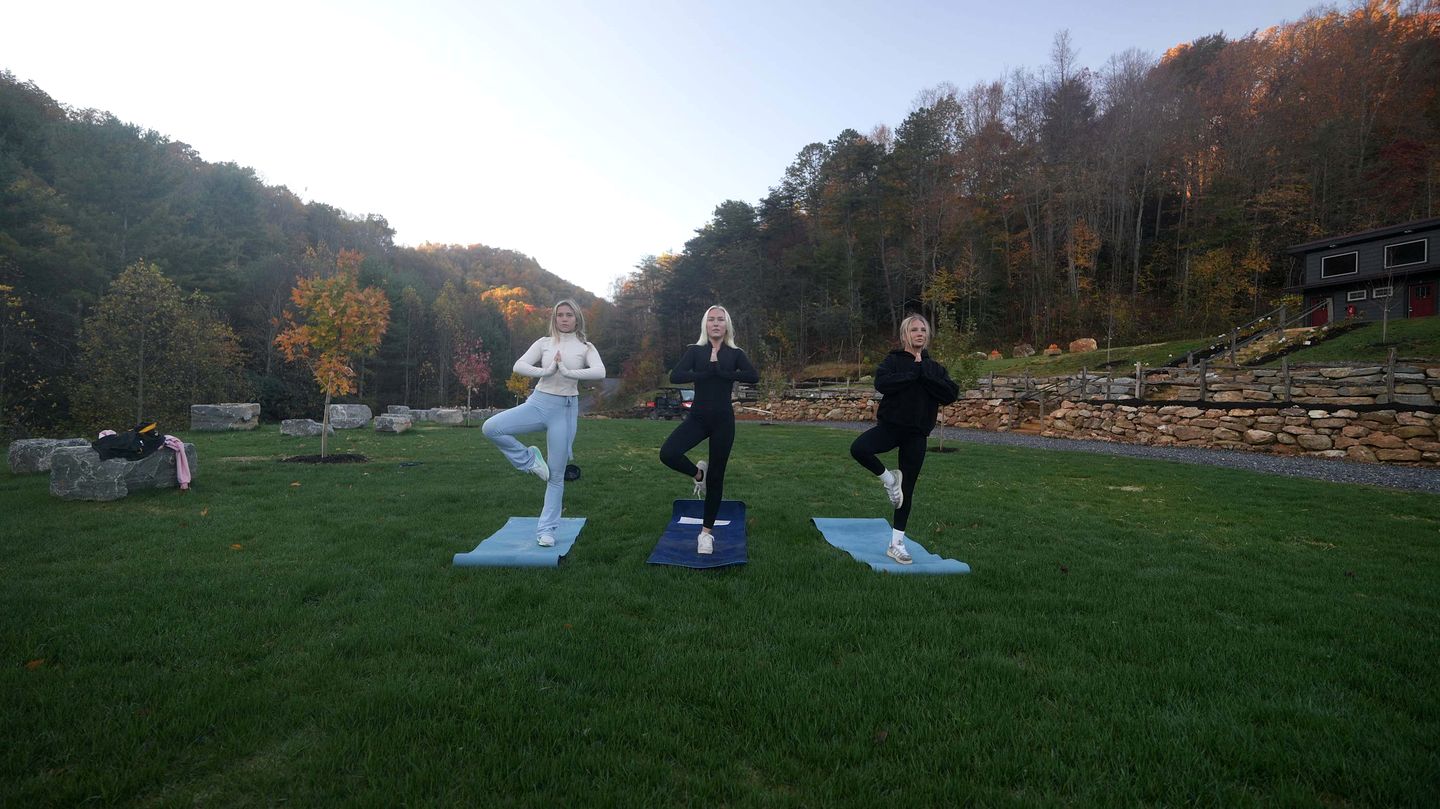 Romantic Glamping Under the Trees with Hot Tub Stargazing and Fire Pit Nights in Waynesville, North Carolina